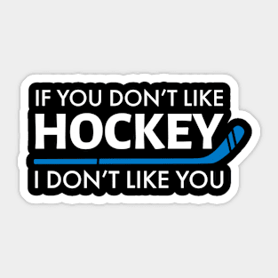 FUNNY HOCKEY Sticker